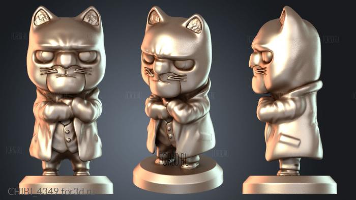 CHIBI_4349 stl model for CNC