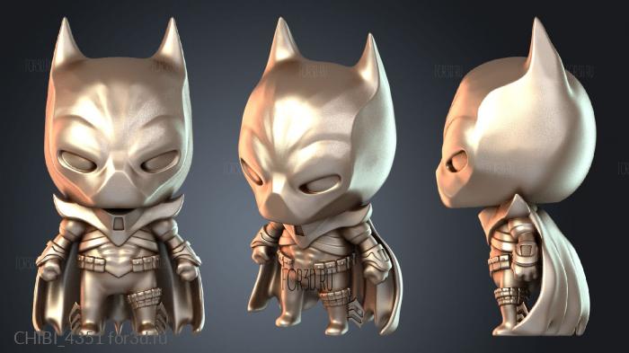 CHIBI_4351 stl model for CNC
