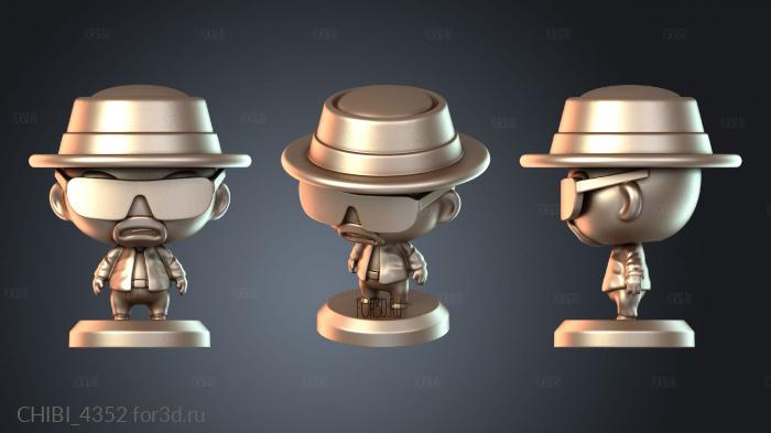 CHIBI_4352 stl model for CNC