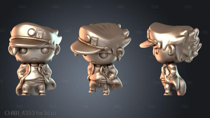 CHIBI_4353 stl model for CNC