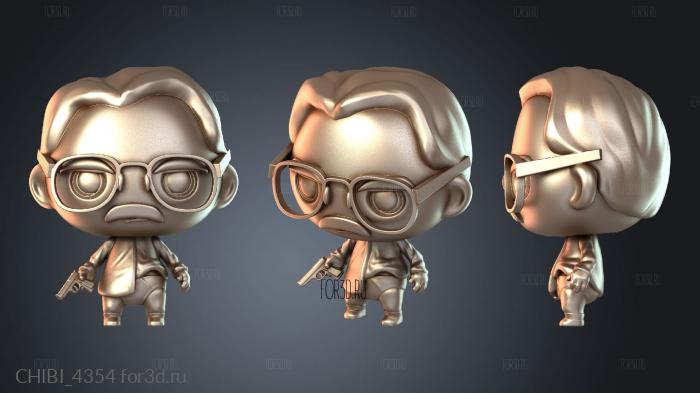 CHIBI_4354 stl model for CNC