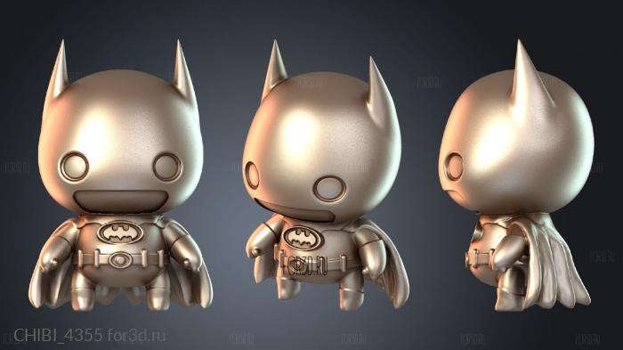 CHIBI_4355 stl model for CNC