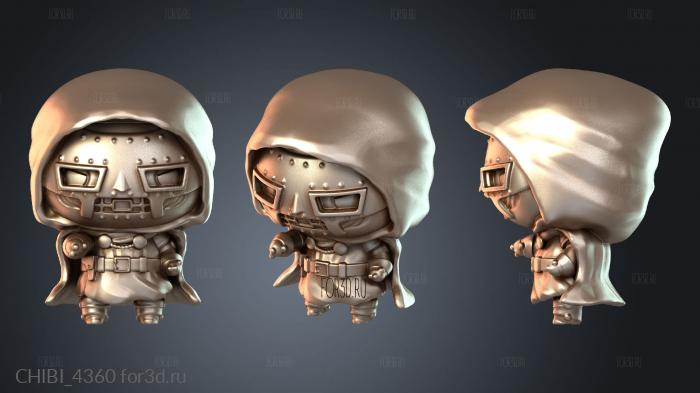 CHIBI_4360 stl model for CNC