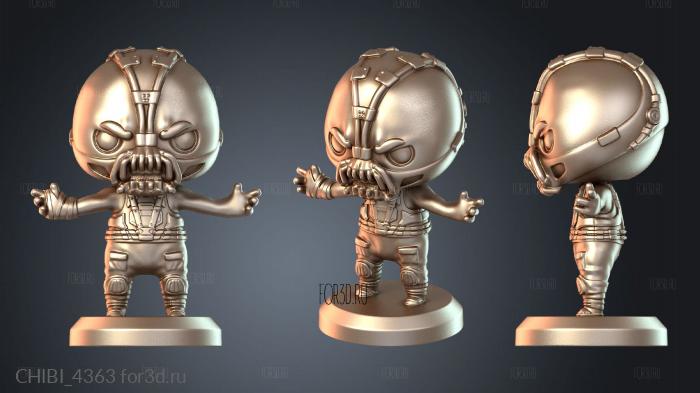 CHIBI_4363 stl model for CNC