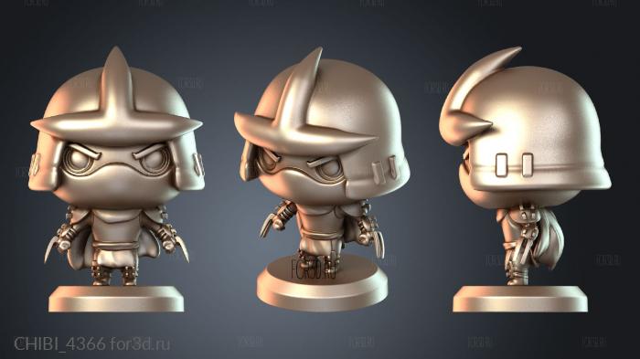 CHIBI_4366 stl model for CNC