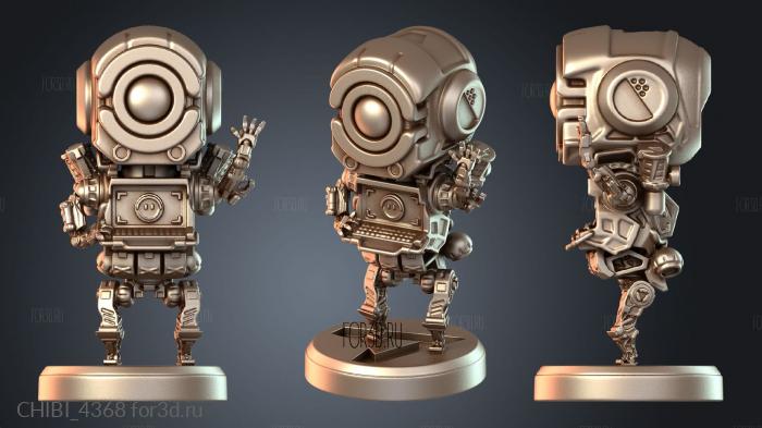 CHIBI_4368 stl model for CNC