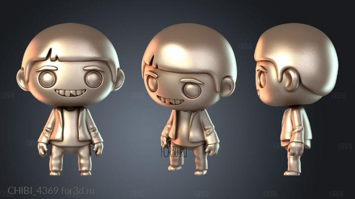 CHIBI_4369 stl model for CNC