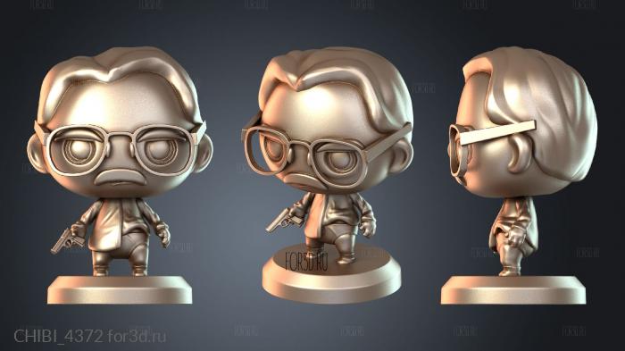 CHIBI_4372 stl model for CNC