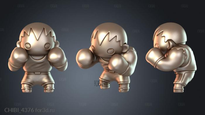 CHIBI_4376 stl model for CNC