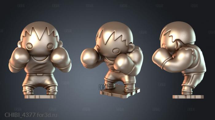 CHIBI_4377 stl model for CNC