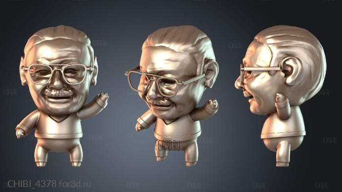 CHIBI_4378 stl model for CNC