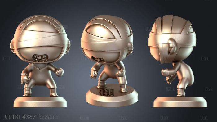 CHIBI_4387 stl model for CNC
