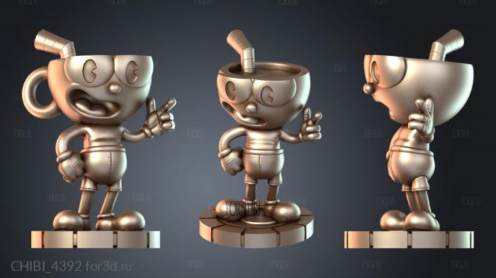 CHIBI_4392 stl model for CNC