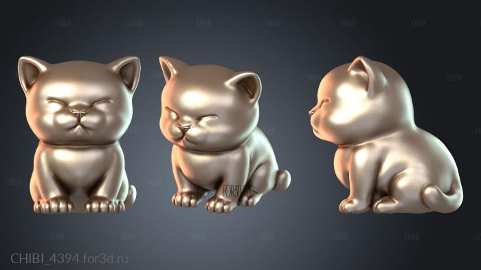 CHIBI_4394 stl model for CNC