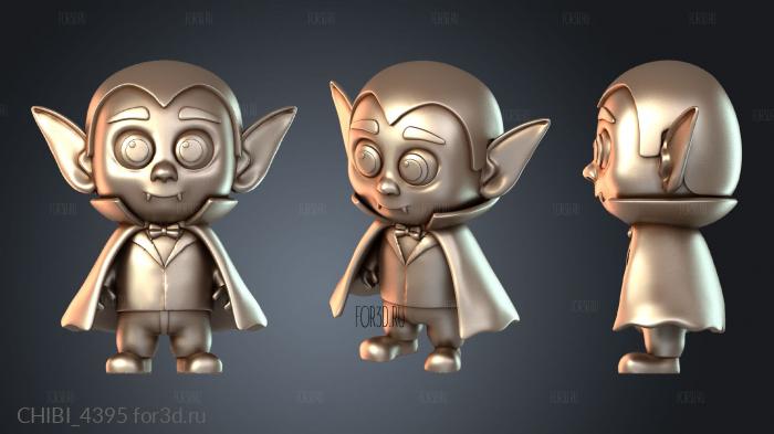 CHIBI_4395 stl model for CNC