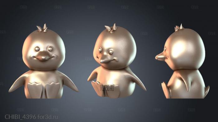CHIBI_4396 stl model for CNC