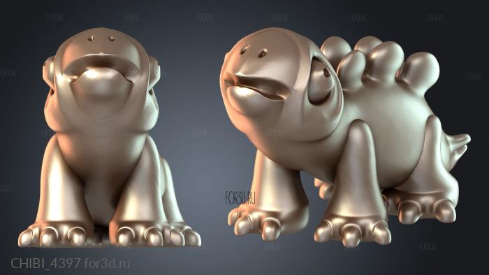 CHIBI_4397 stl model for CNC