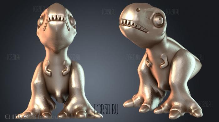 CHIBI_4398 stl model for CNC
