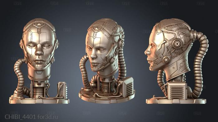 CHIBI_4401 stl model for CNC