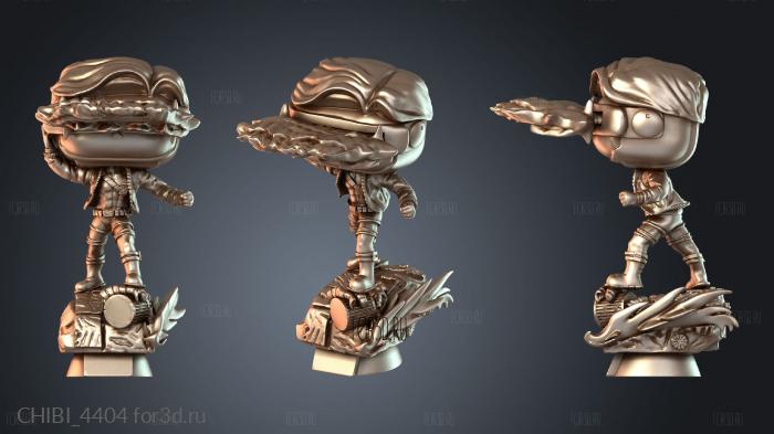 CHIBI_4404 stl model for CNC