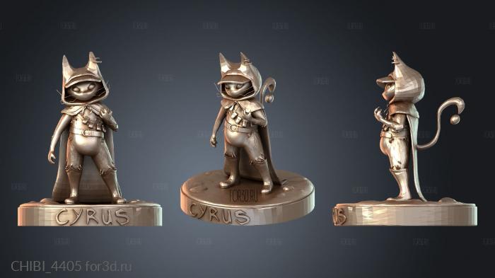 CHIBI_4405 stl model for CNC