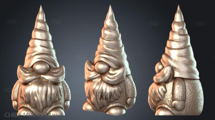 CHIBI_4406 stl model for CNC