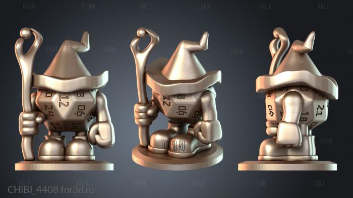 CHIBI_4408 stl model for CNC