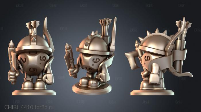 CHIBI_4410 stl model for CNC