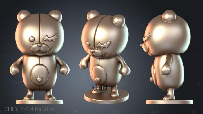 CHIBI_4414 stl model for CNC