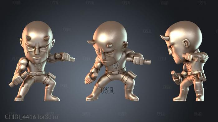 CHIBI_4416 stl model for CNC