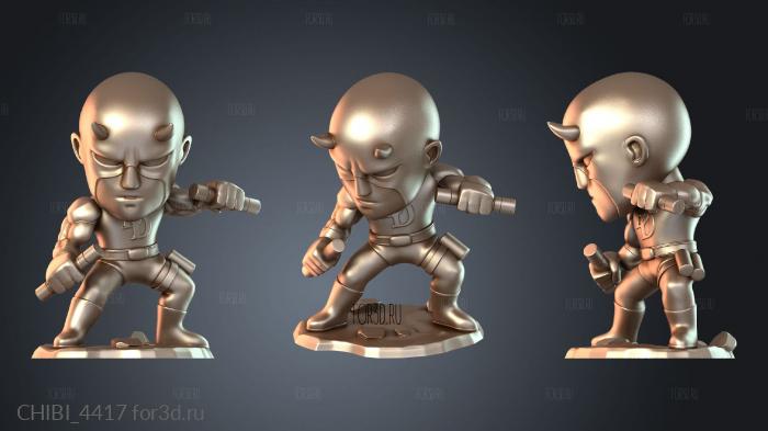 CHIBI_4417 stl model for CNC