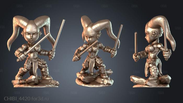 CHIBI_4420 stl model for CNC