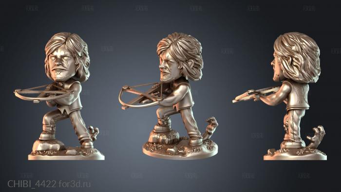 CHIBI_4422 stl model for CNC