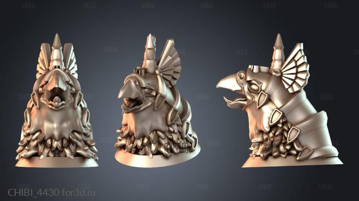 CHIBI_4430 stl model for CNC
