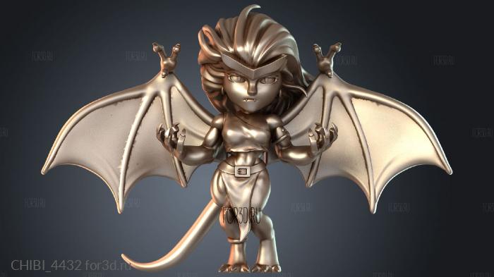CHIBI_4432 stl model for CNC