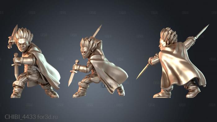 CHIBI_4433 stl model for CNC