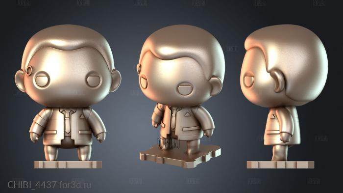 CHIBI_4437 stl model for CNC