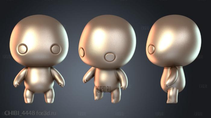 CHIBI_4448 stl model for CNC