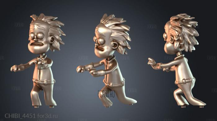 CHIBI_4451 stl model for CNC