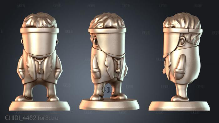 CHIBI_4452 stl model for CNC