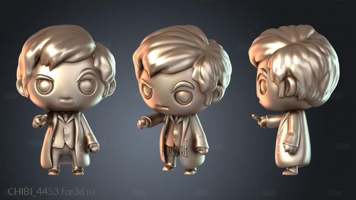 CHIBI_4453 stl model for CNC