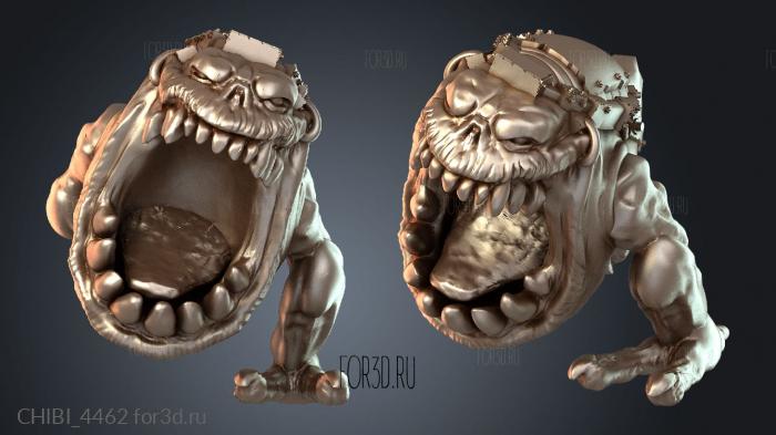 CHIBI_4462 stl model for CNC