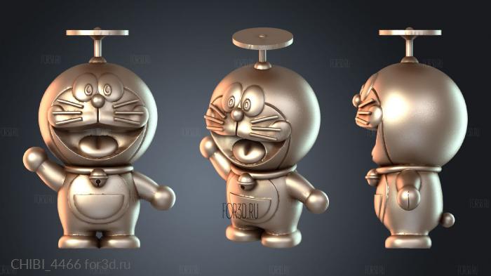 CHIBI_4466 stl model for CNC