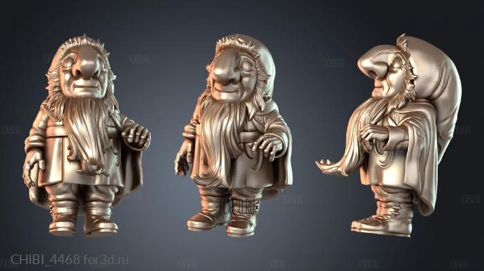 CHIBI_4468 stl model for CNC