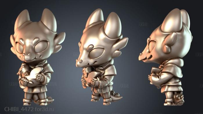 CHIBI_4472 stl model for CNC