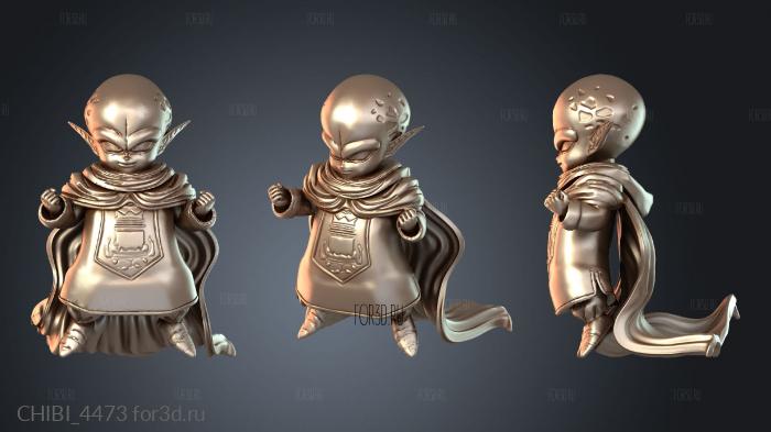 CHIBI_4473 stl model for CNC