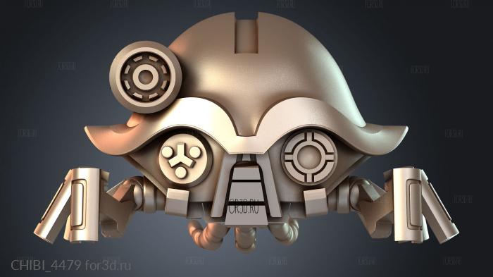 CHIBI_4479 stl model for CNC