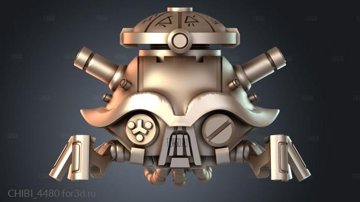 CHIBI_4480 stl model for CNC