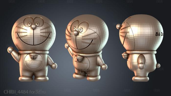 CHIBI_4484 stl model for CNC