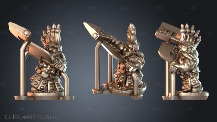 CHIBI_4485 stl model for CNC